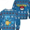 Pokemon Squirtle Ugly Christmas Sweater