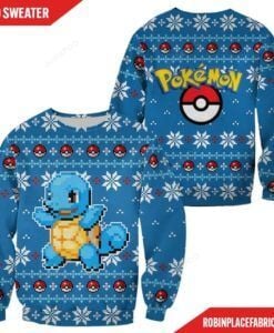 Pokemon Squirtle Ugly Christmas Sweater