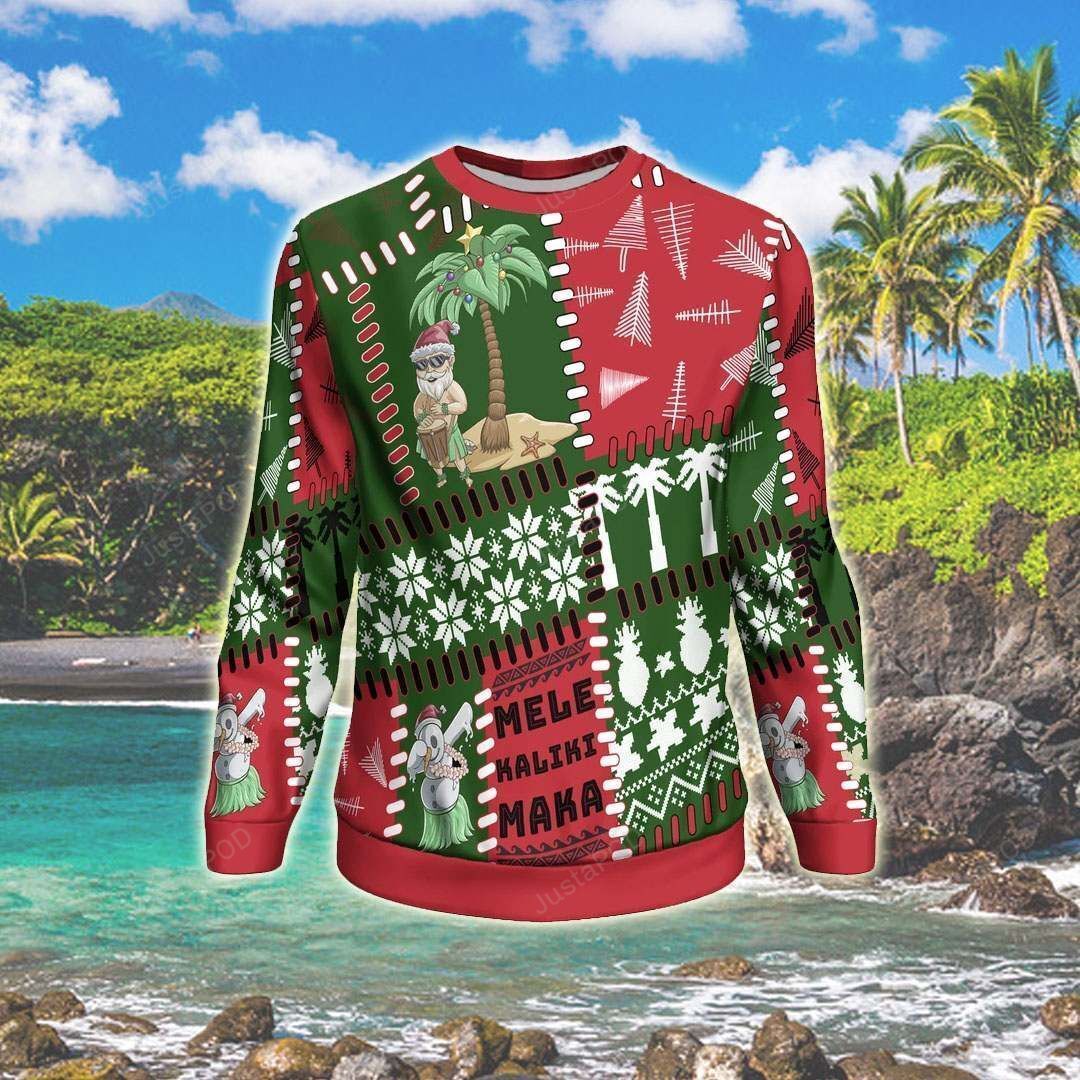 Polynesian Hawaii Ugly Christmas Sweater Polynesian Hawaii Ugly Christmas Sweater