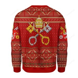 Pope Leo XII Coat of Arms Ugly Christmas Sweater