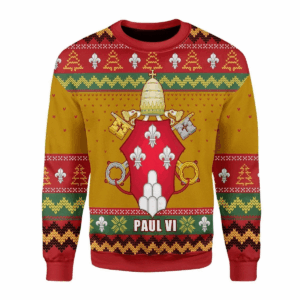 Pope Paul VI Ugly Christmas Sweater
