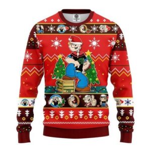 Popeyes For Unisex Ugly Christmas Sweater