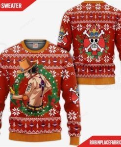 Portgas Ace One Piece Ugly Christmas Sweater