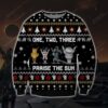 Praise The Sun Knitting Pattern 3d Print Ugly Sweater