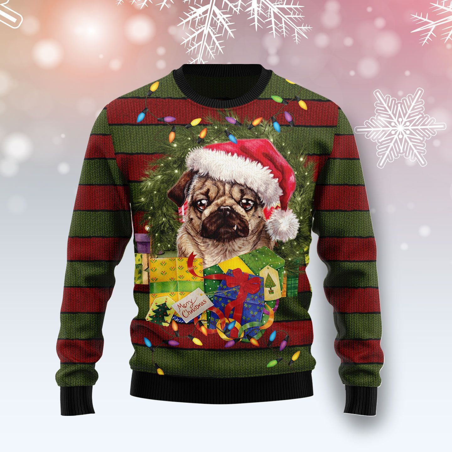 Pug Gift Xmas Ugly Christmas Sweater Pug Gift Xmas Ugly Christmas Sweater