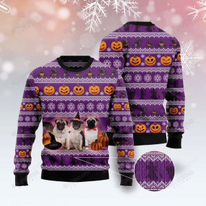 Pug Halloween Ugly Christmas Sweater