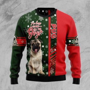 Pug I?m Here To Pet All The Dogs Ugly Christmas Sweater