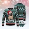 Pug Santa Paw Cute Ugly Christmas Sweater