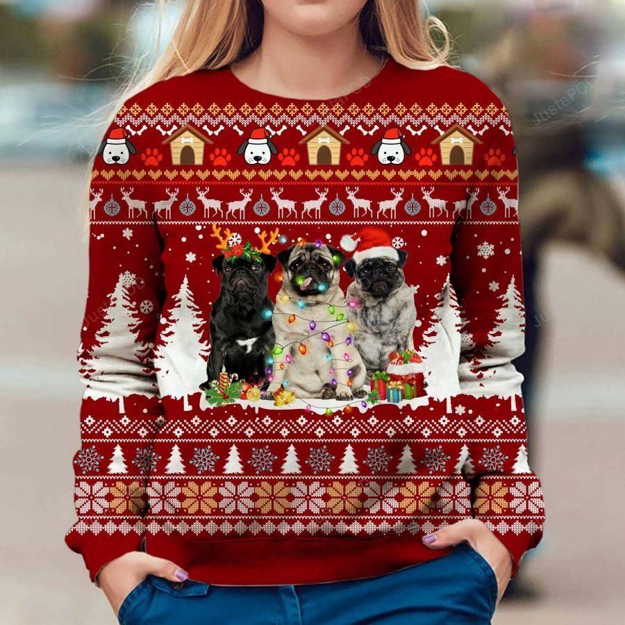 Pug Ugly Christmas Sweater Pug Ugly Christmas Sweater