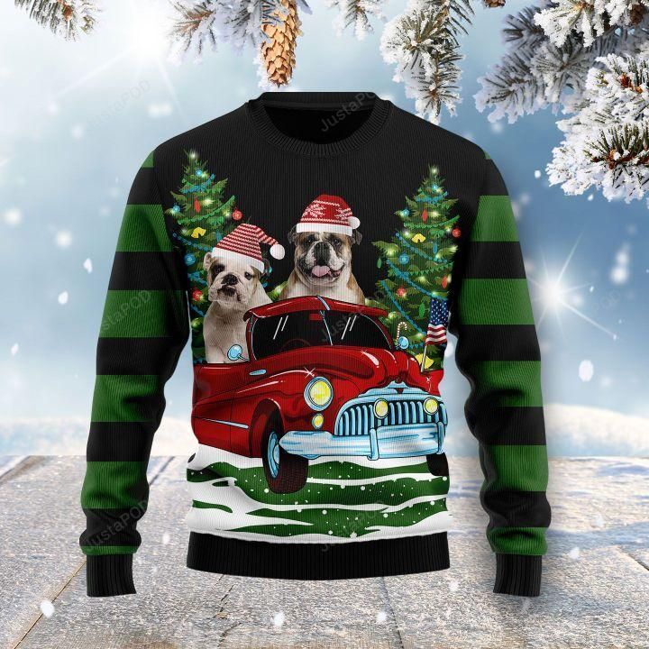 Pulldog Ugly Christmas Sweater Pulldog Ugly Christmas Sweater