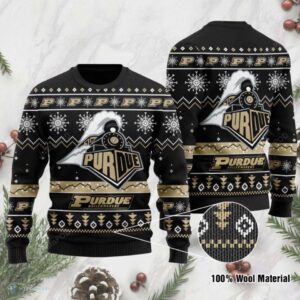 Purdue Boilermakers Football Ugly Christmas Sweater