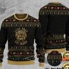 Raccoon Live Fast Eat Trash Ugly Christmas Sweater