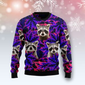 Raccoon Ugly Christmas Sweater
