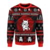 Radiohead White Cat For Cat Lovers Ugly Christmas Sweater