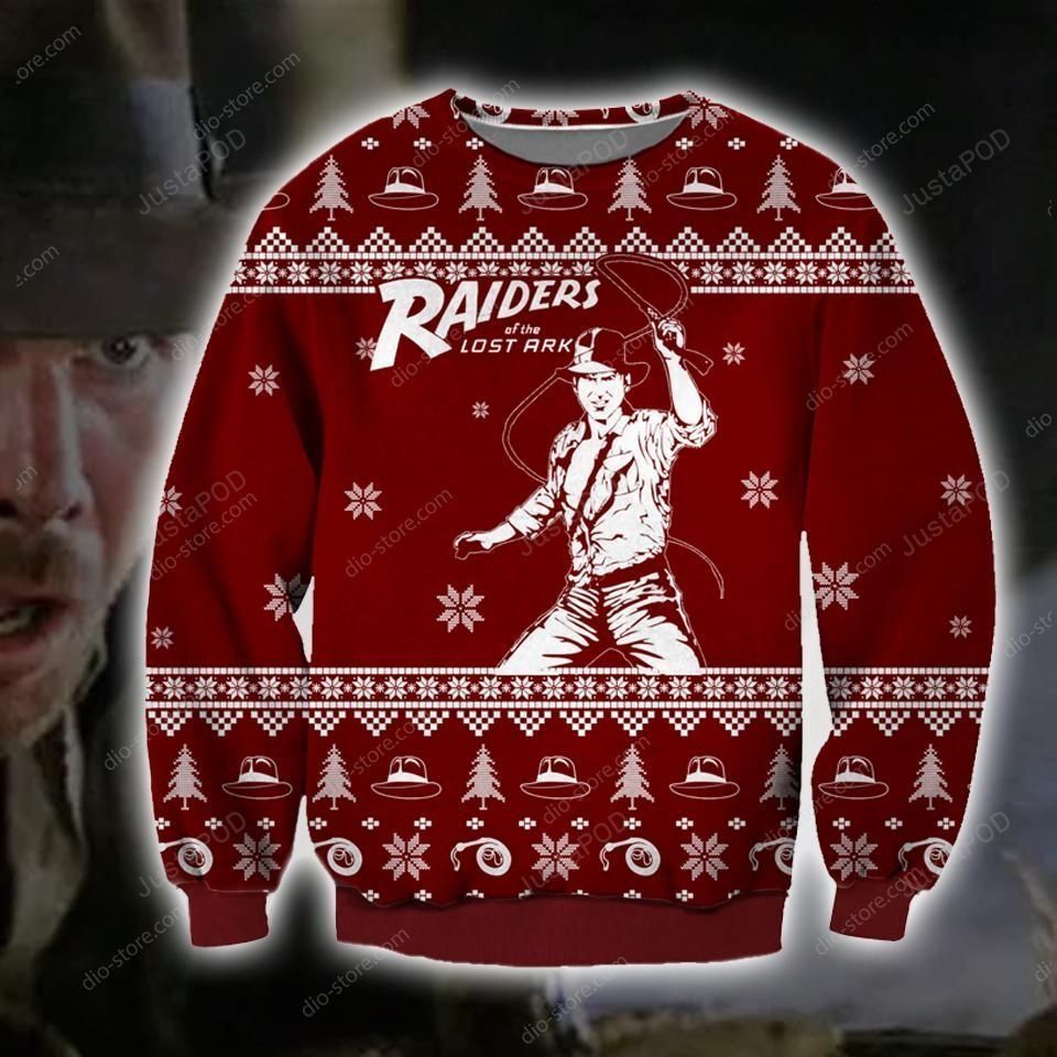 Raiders Of The Lost Ark Knitting Pattern 3d Print Ugly Sweater Raiders Of The Lost Ark Knitting Pattern 3d Print Ugly Sweater