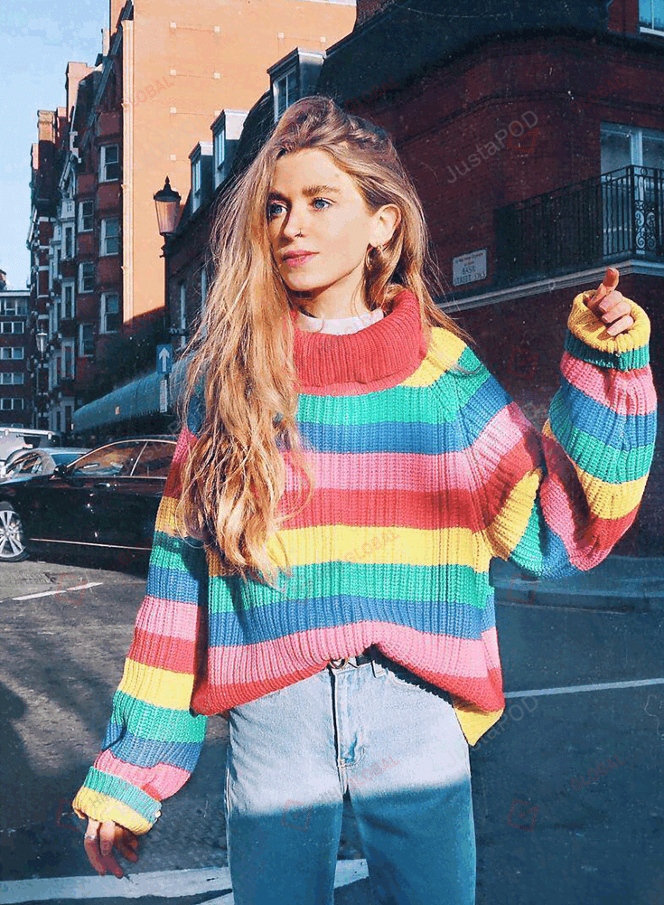 Rainbow Ugly Christmas Sweater Rainbow Ugly Christmas Sweater