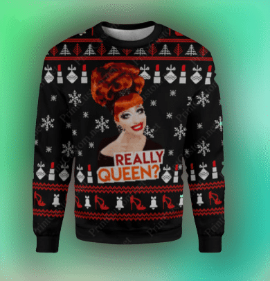 Really Queen Rupaul?s Drag Race Full Printing Ugly Christmas Sweater Really Queen Rupaul?s Drag Race Full Printing Ugly Christmas Sweater