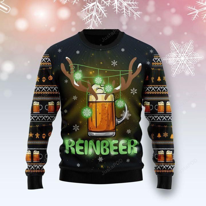 Reinbeer Awesome Ugly Christmas Sweater Reinbeer Awesome Ugly Christmas Sweater