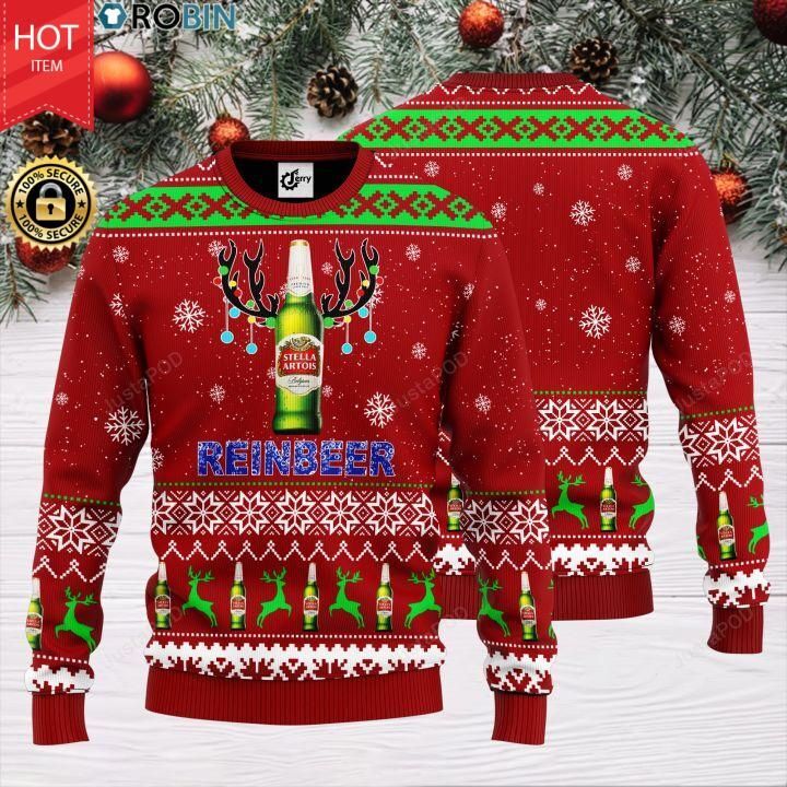 Reinbeer Stella Artois Ugly Christmas Sweater Reinbeer Stella Artois Ugly Christmas Sweater