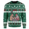 Reindeer And Santa Ugly Christmas Sweater