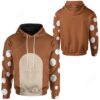 Reindeer Christmas Cosplay 3D All Over Print Hoodie