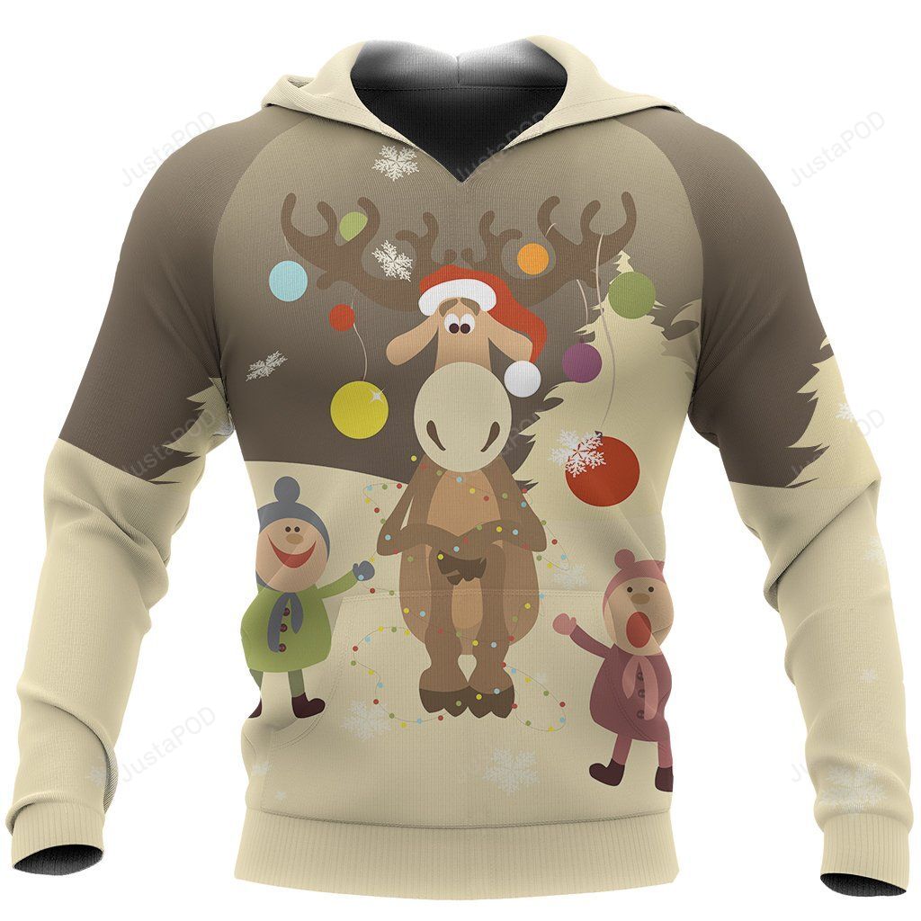 Reindeer Christmas Hoodie Christmas Children Is Not A Date It Is A State Of Mind For Unisex 3D Hoodie Reindeer Christmas Hoodie Christmas Children Is Not A Date It Is A State Of Mind For Unisex 3D Hoodie