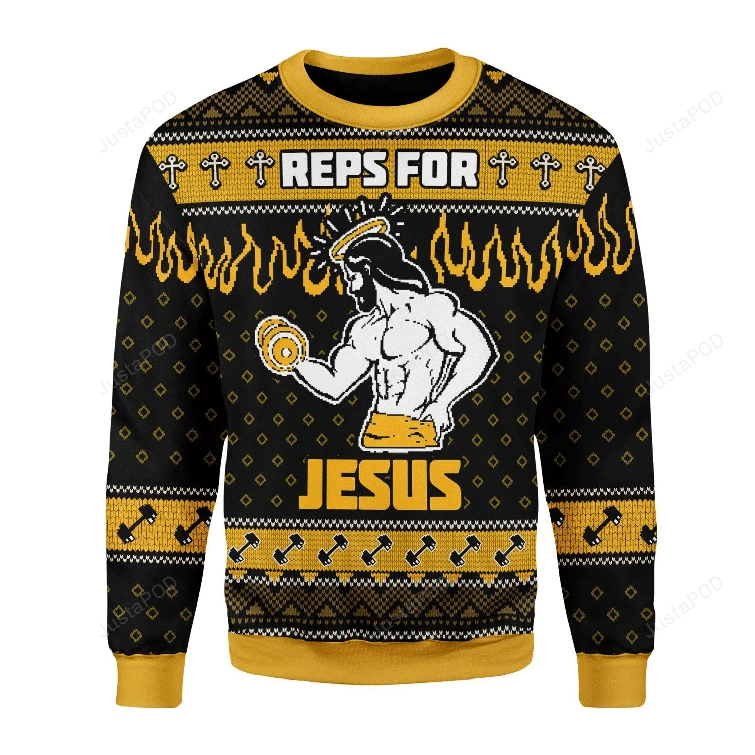 Reps For Jesus Ugly Christmas Sweater Reps For Jesus Ugly Christmas Sweater