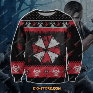 Resident Evil Knitting Pattern For Unisex Ugly Christmas Sweater