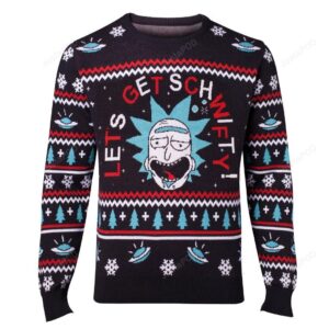 Rick and Morty Knitted Ugly Sweater