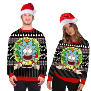 Rick Sanchez Funny Rick And Morty Ugly Christmas Sweater