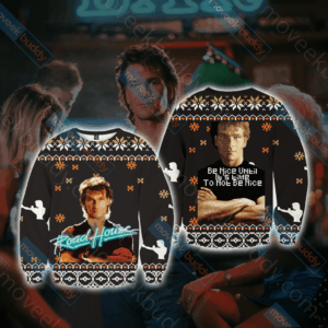 Road House Patrick Swayze For Unisex Ugly Christmas Sweater
