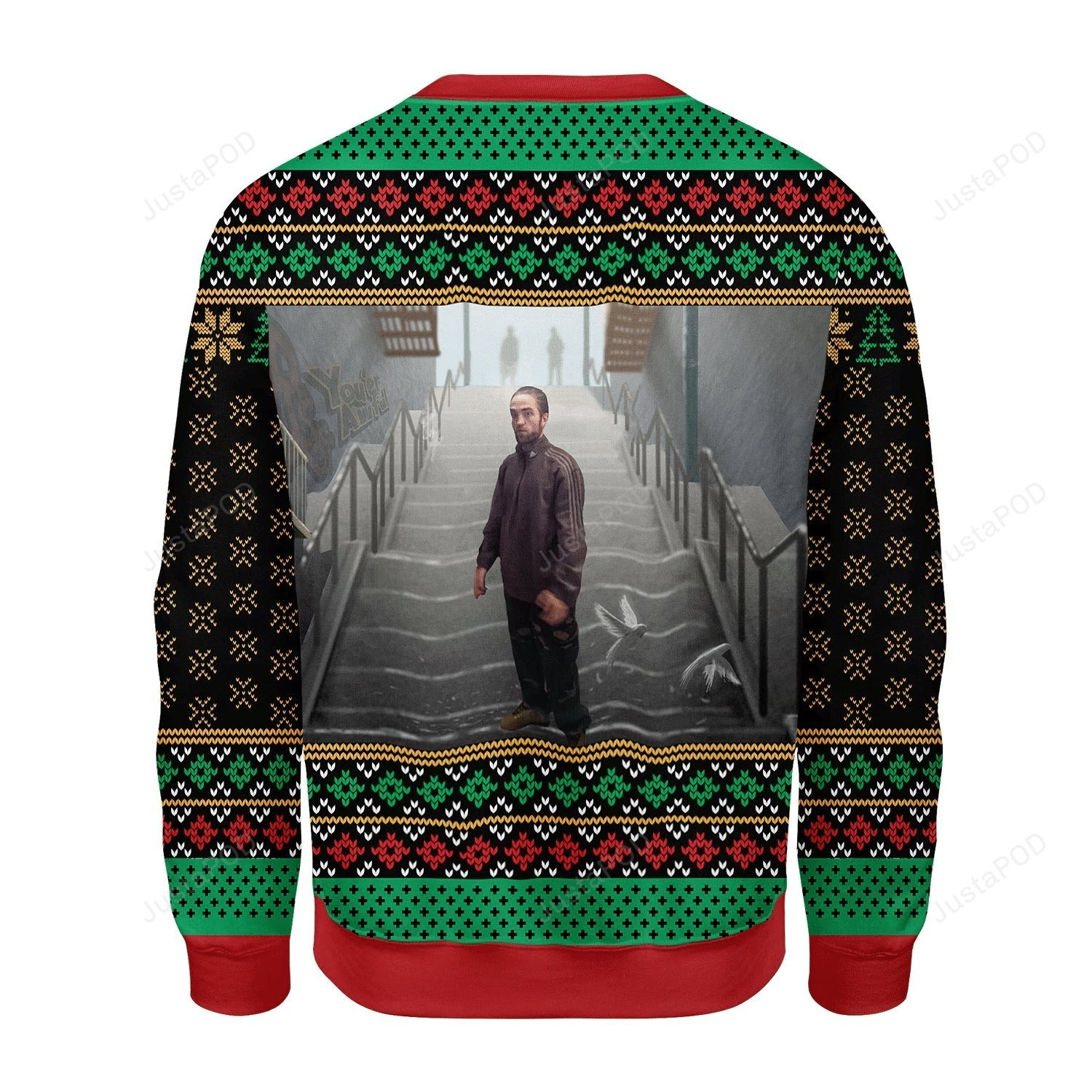 Robert Pattinson Standing In A Kitchen Ugly Christmas Sweater Robert Pattinson Standing In A Kitchen Ugly Christmas Sweater