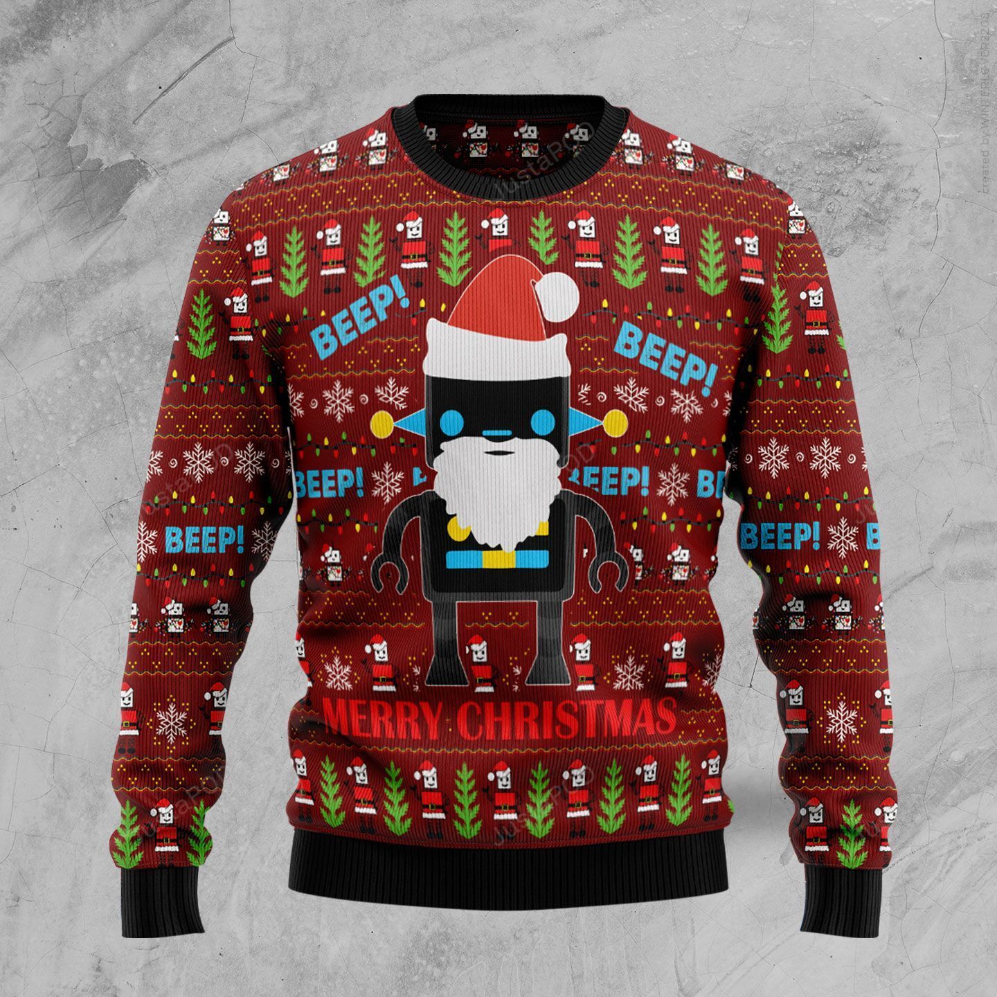 Robot Santa Ugly Christmas Sweater Robot Santa Ugly Christmas Sweater