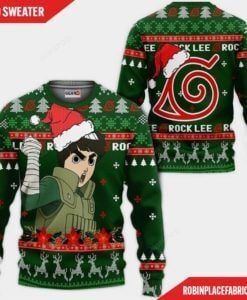 Rock Lee Naruto Ugly Christmas Sweater