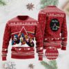 Rock Music Pink Floyd Band Decorated With Their Logo For Rock Fans Ugly Christmas Sweater