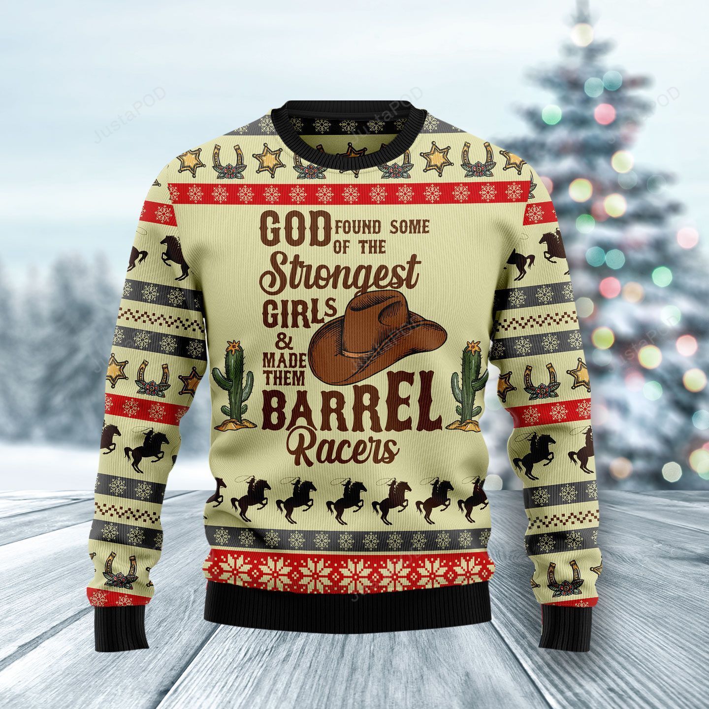 Rodeo Girl Ugly Christmas Sweater Rodeo Girl Ugly Christmas Sweater