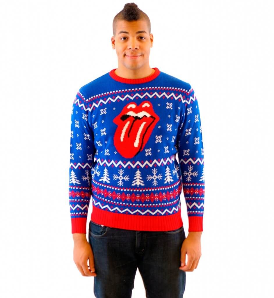 Rolling Stones Lips Tongue For Unisex Ugly Christmas Sweater Rolling Stones Lips Tongue For Unisex Ugly Christmas Sweater