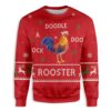 Rooster Christmas Ugly Christmas Sweater