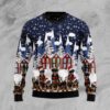 Rottweiler Family Ugly Christmas Sweater