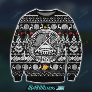 Samoa 3D Print Knitting Pattern Ugly Christmas Sweater
