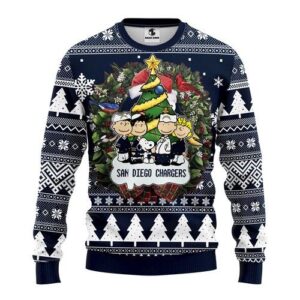 San Diego Chargers Christmas For Unisex Ugly Christmas Sweater
