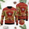 San Francisco 49ers Football Team Logo Personalized Ugly Christmas Sweater