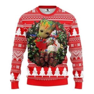 San Francisco Giants Skull Flower Christmas Ugly Sweater