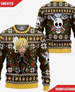 Sanji One Piece Ugly Christmas Sweater