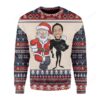 Santa And Chadwick Boseman Ugly Christmas Sweater
