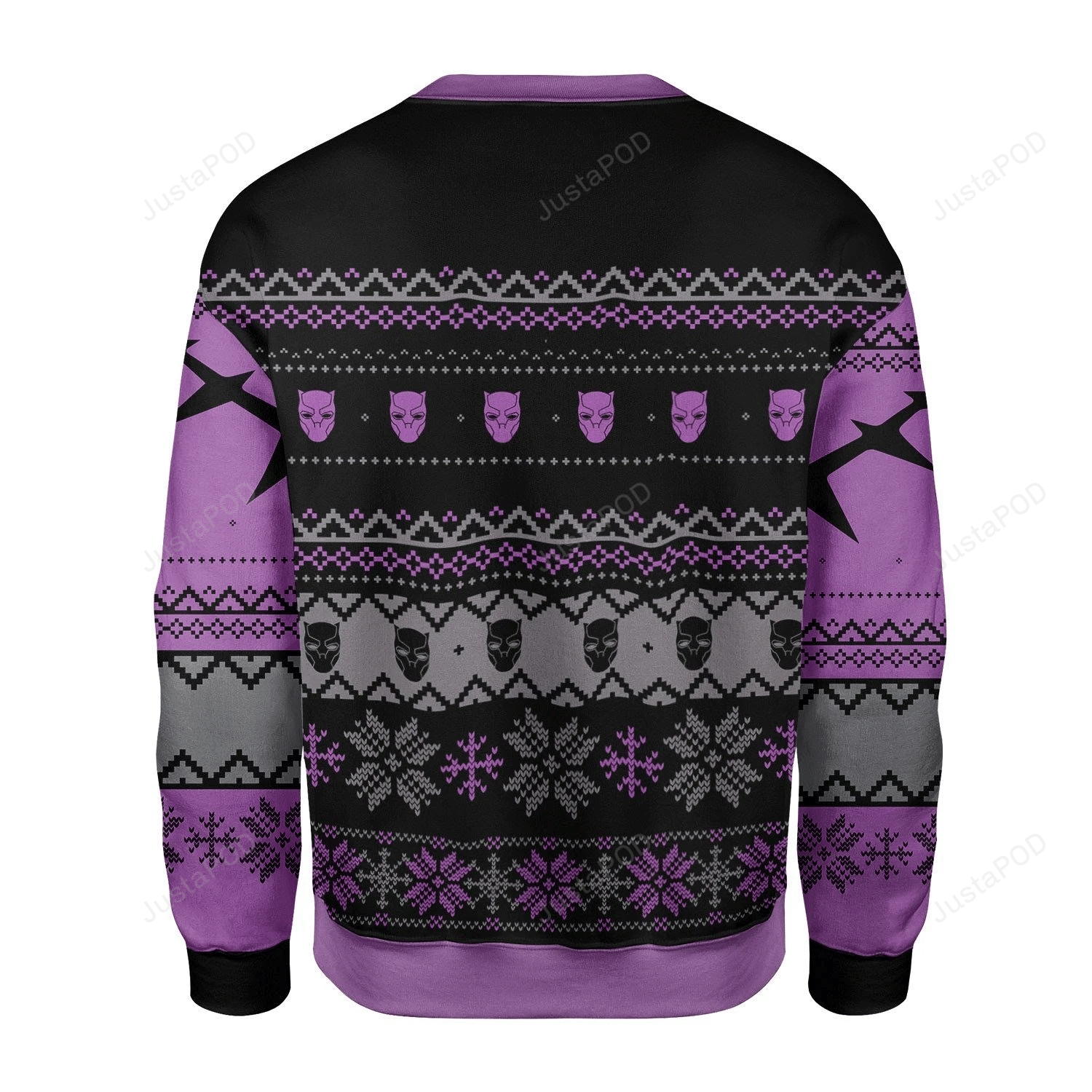 Santa Black Panther Wakanda Forever Ugly Christmas Sweater Santa Black Panther Wakanda Forever Ugly Christmas Sweater