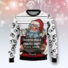 Santa Claus Arrested By North Pole Police G51014 – Ugly Christmas Sweater unisex womens & mens