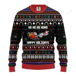 Santa Claus Funny Hohoho Ugly Christmas Sweater