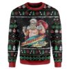 Santa Claus Muscle Sleighwatch For Unisex Ugly Christmas Sweater