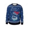 Santa Claus Smile Happy Holiday Ugly Christmas Sweater